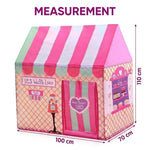 Kids Ice Cream Bakery Play Tent Pink Pop Up Playhouse - detail view