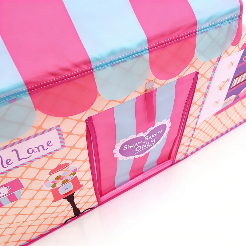 Kids Ice Cream Bakery Play Tent Pink Pop Up Playhouse