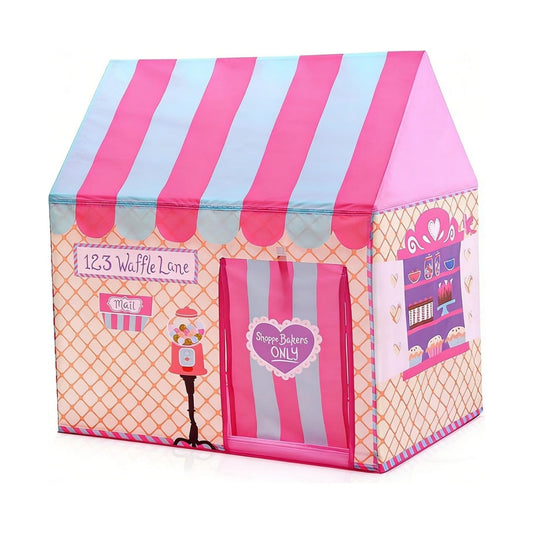 Kids Ice Cream Bakery Play Tent Pink Pop Up Playhouse - main product image