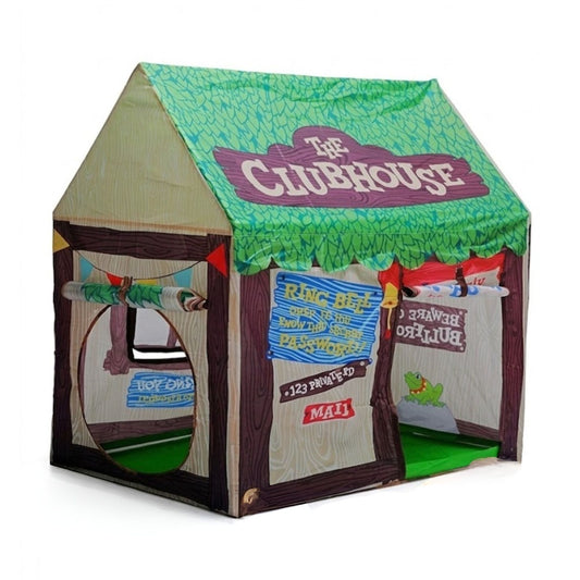 Kids Clubhouse Play Tent for Imaginative Fun, Green - main product image