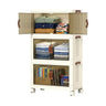 3 Tier Stackable Storage Cabinet with Wheels