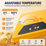 Upgraded Chick Brooder Heating Plate, Adjustable Height, Yellow - detail view