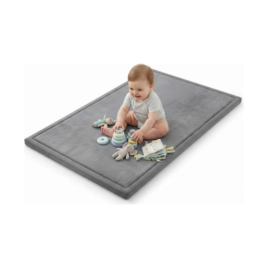 Baby Play Mat Thick Foam Crawling Mat for Infants - 150x100cm - Grey - main product image