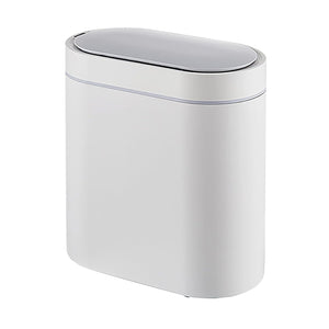7L Motion Sensor Bin Slim Design for Bathrooms & Kitchens - White