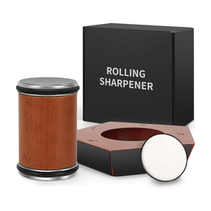 Rolling Knife Sharpener with 5 Angle Magnetic Holder