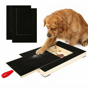 Dog Nail Scratch Board with Snack Box Sandpaper Puppy Nail
