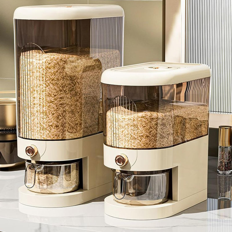 Rice Dispenser 5kg Press Button Storage Container