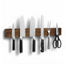 Magnetic Knife Holder Wall Mounted Wood Strip Brown