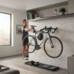 Adjustable Wall Mount Bike Rack for Garage Storage, Black - alternate angle
