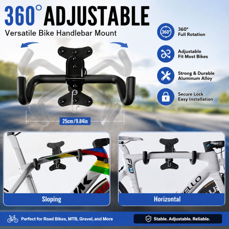 Adjustable Wall Mount Bike Rack for Garage Storage