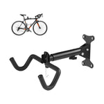 Adjustable Wall Mount Bike Rack for Garage Storage, Black - main product image