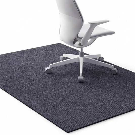 Office Chair Mat Hard Floor Protector 120x90 cm Anti - Slip Grey, Dark Grey - main product image
