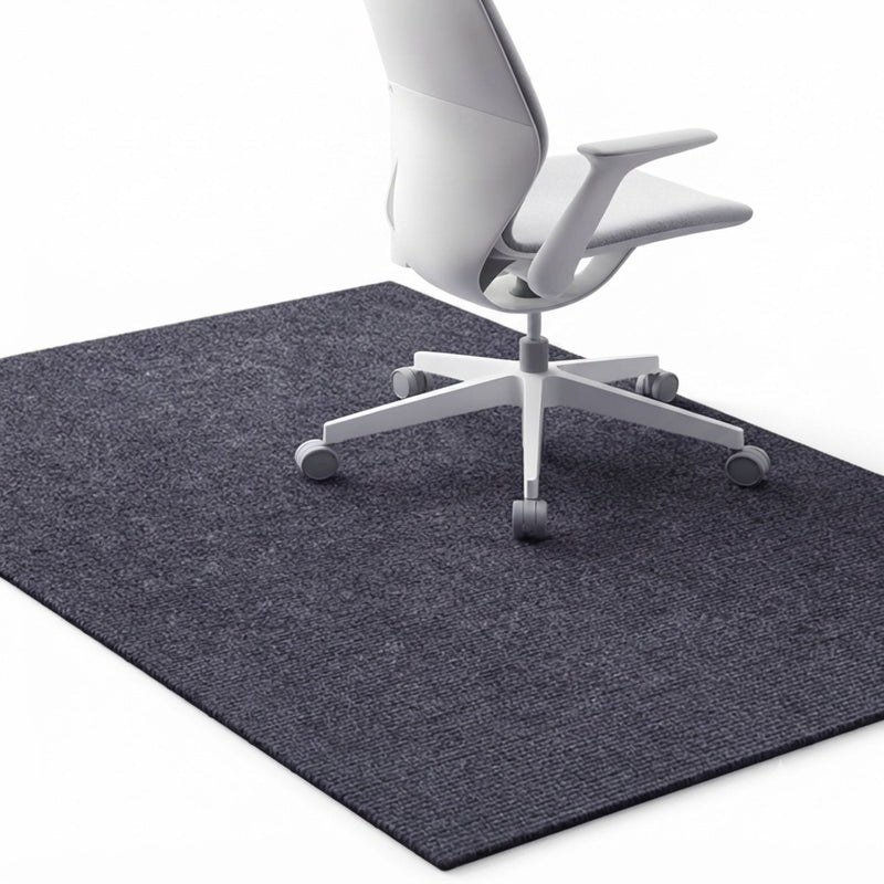 Office Chair Mat Hard Floor Protector 120x90 cm Anti - Slip Grey, Dark Grey - main product image