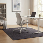Office Chair Mat Hard Floor Protector 120x90 cm Anti - Slip Grey, Dark Grey - alternate angle