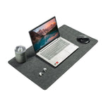 Felt Desk Mat - Large Mouse Pad 80x40cm, Grey - main product image