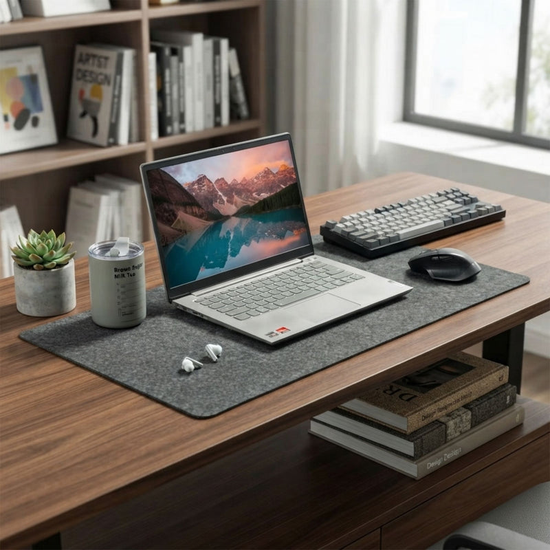 Felt Desk Mat - Large Mouse Pad 80x40cm