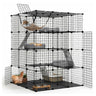 4 Tier Pet Playpen Large Cat Cage Diy Enclosure