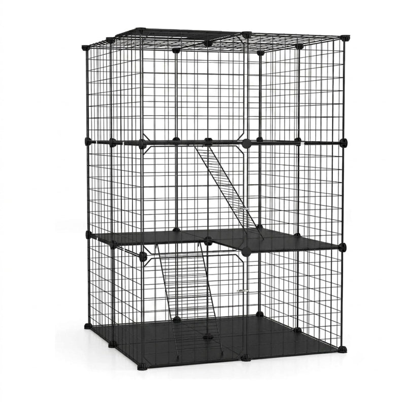 3 Tier Pet Playpen Large Cat Cage Diy Enclosure